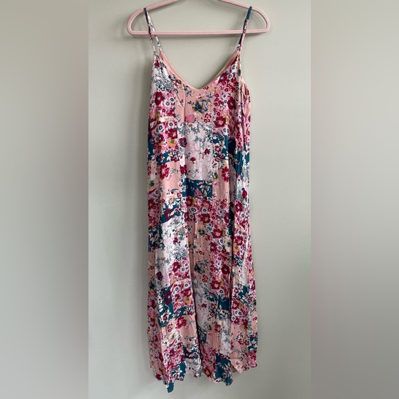 Boutique Savanna Jane Flowy Floral Patchwork Dress - Picture 8 of 10